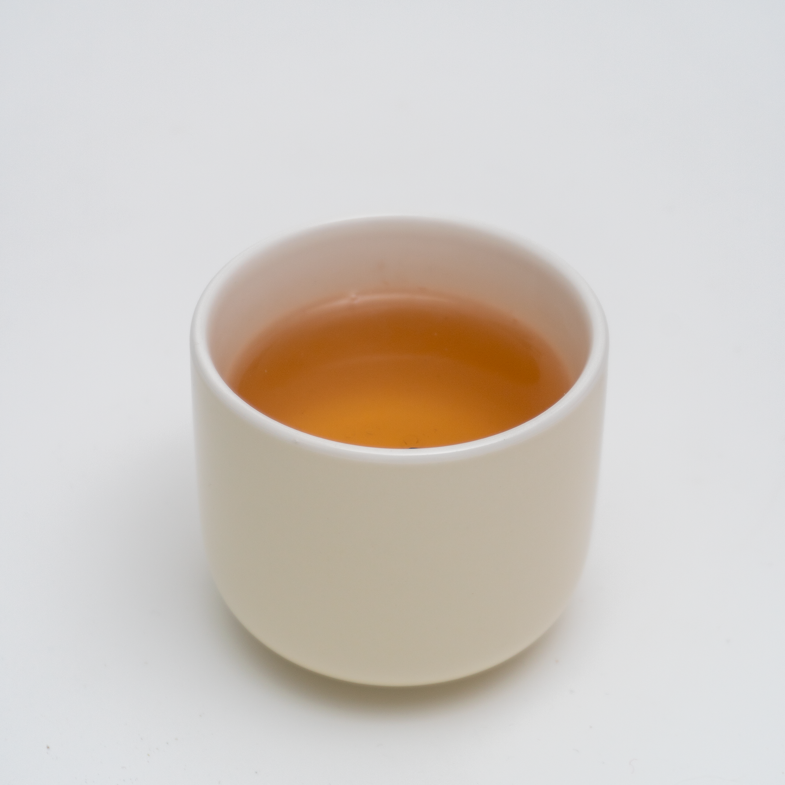 White porcelain ceramic small teacup